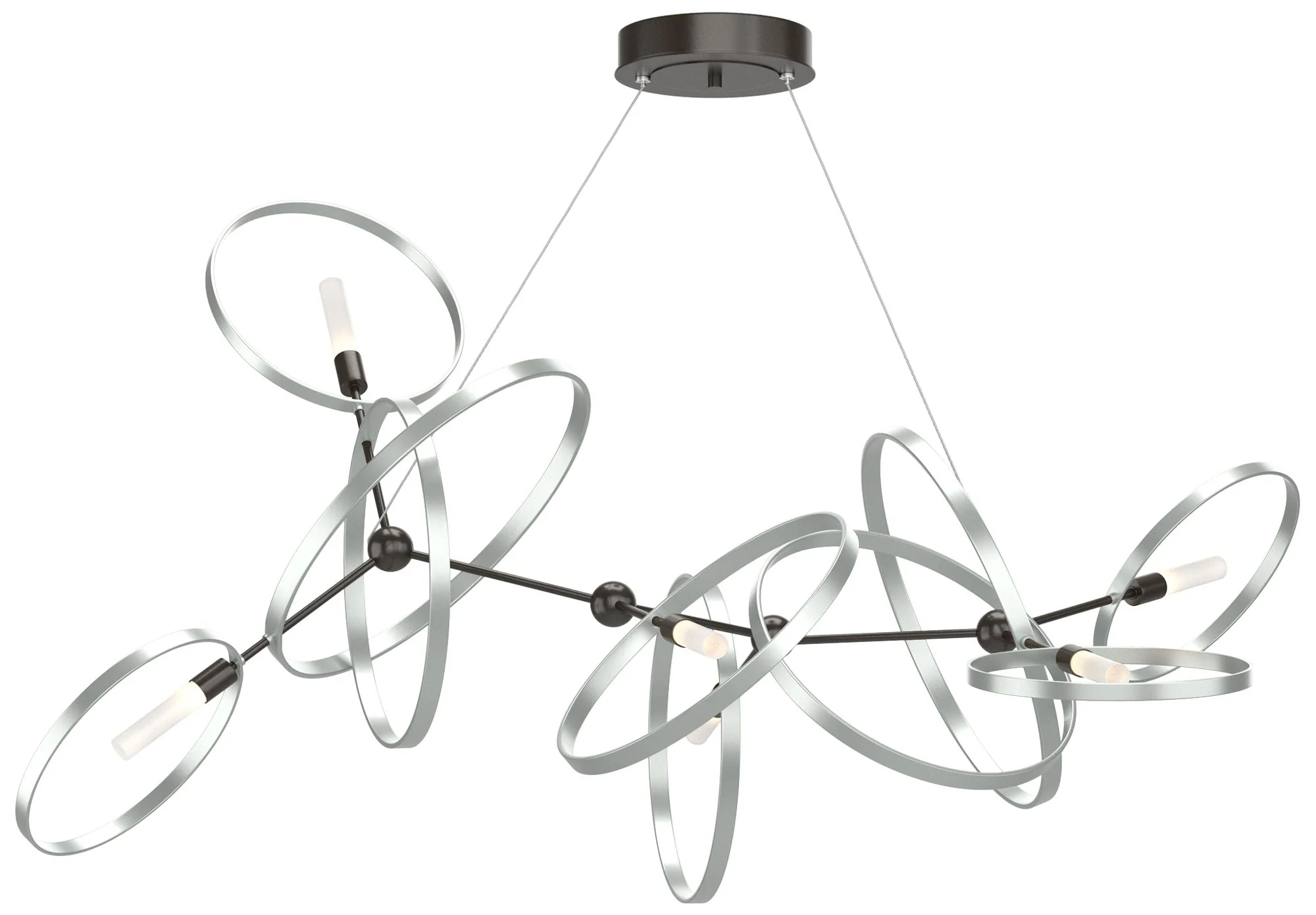 Celesse 32"W Vintage Platinum Accented Oil Rubbed Bronze Standard Pend - Image 1