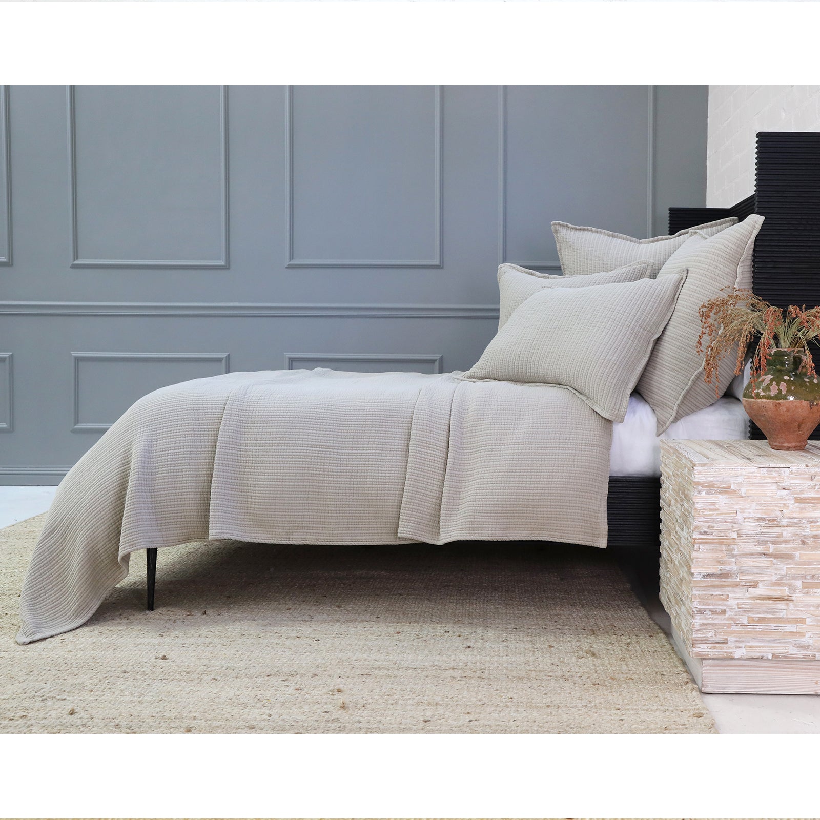 Pom Pom at Home Chatham Natural Matelasse Coverlet and Pillow Shams ~ Available in Twin, Queen and King Sizes - Image 3