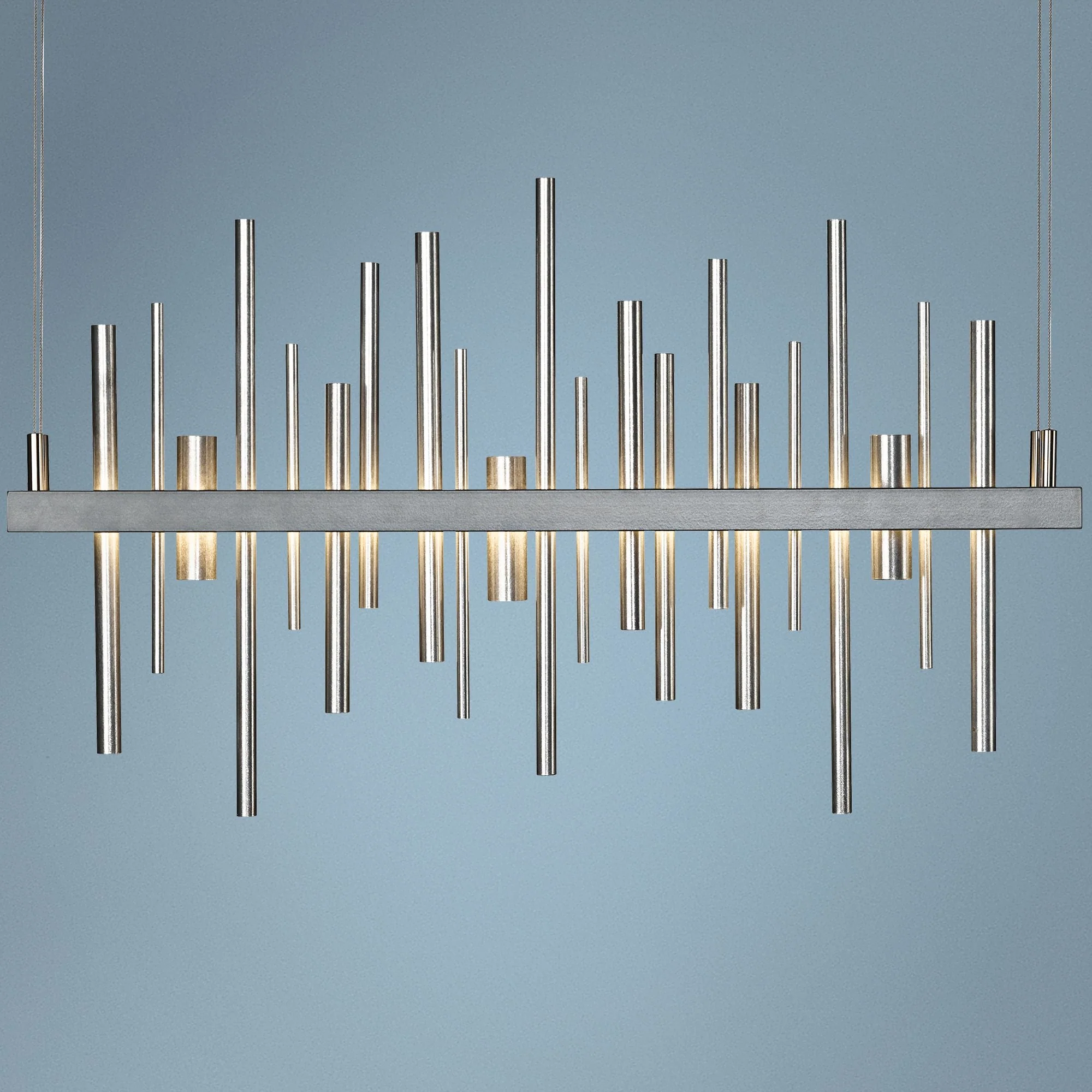 Cityscape 25 1/2"W Steel LED Kitchen Island Light Pendant - Image 1