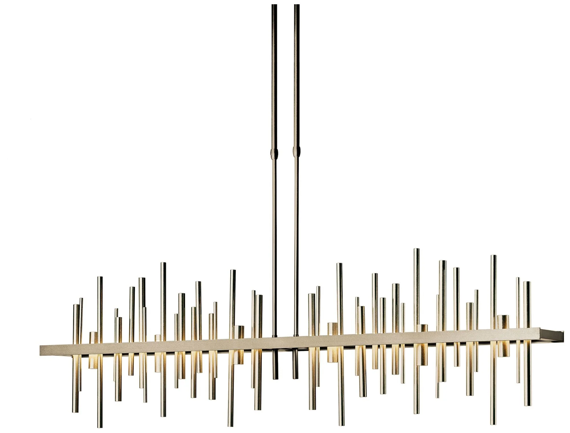 Cityscape 51.9" Wide Large Soft Gold LED Pendant With Soft Gold - Image 1