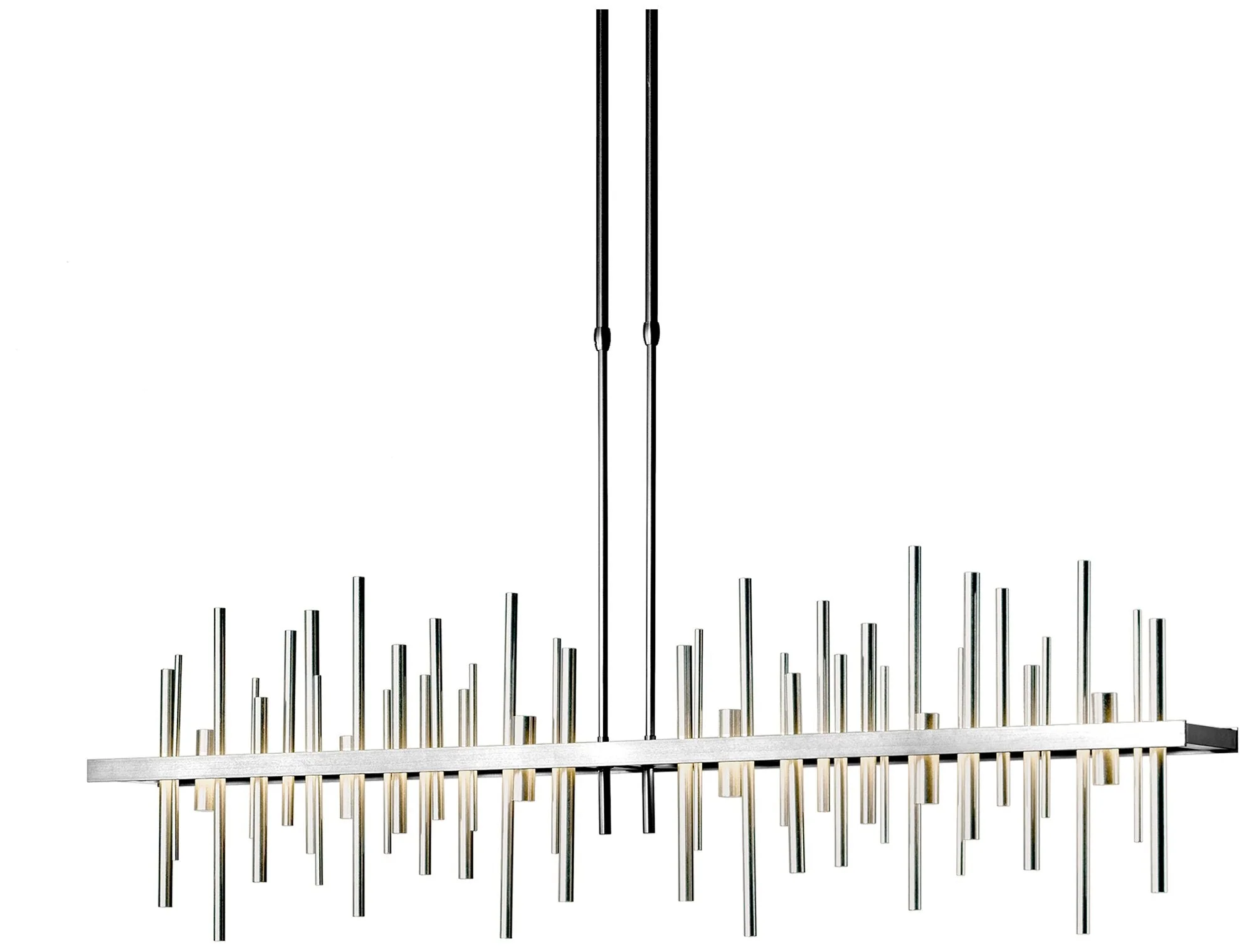 Cityscape 51.9" Wide Large Sterling LED Pendant With Sterling - Image 1