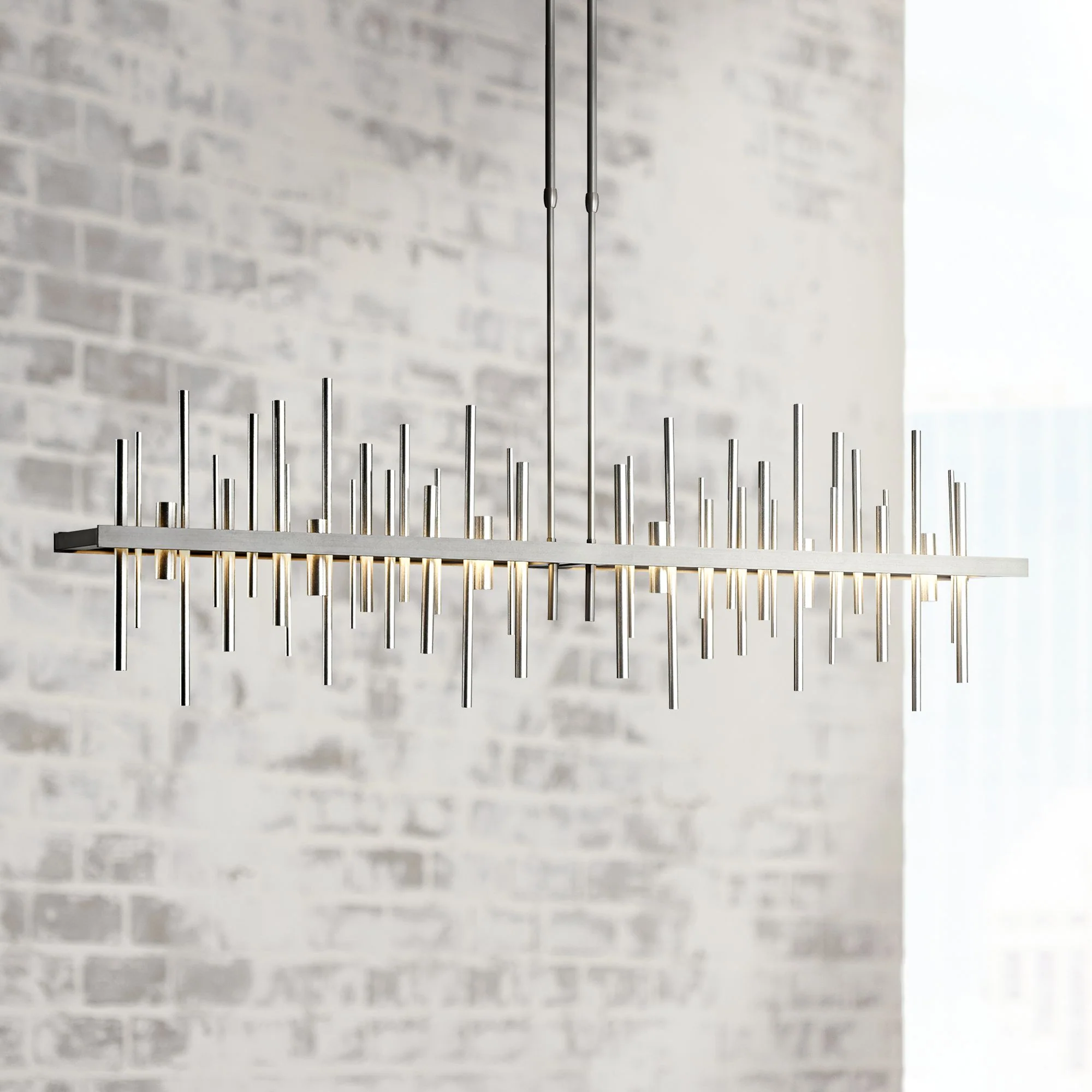 Cityscape 52" Wide Steel LED Kitchen Island Light Chandelier - Image 1