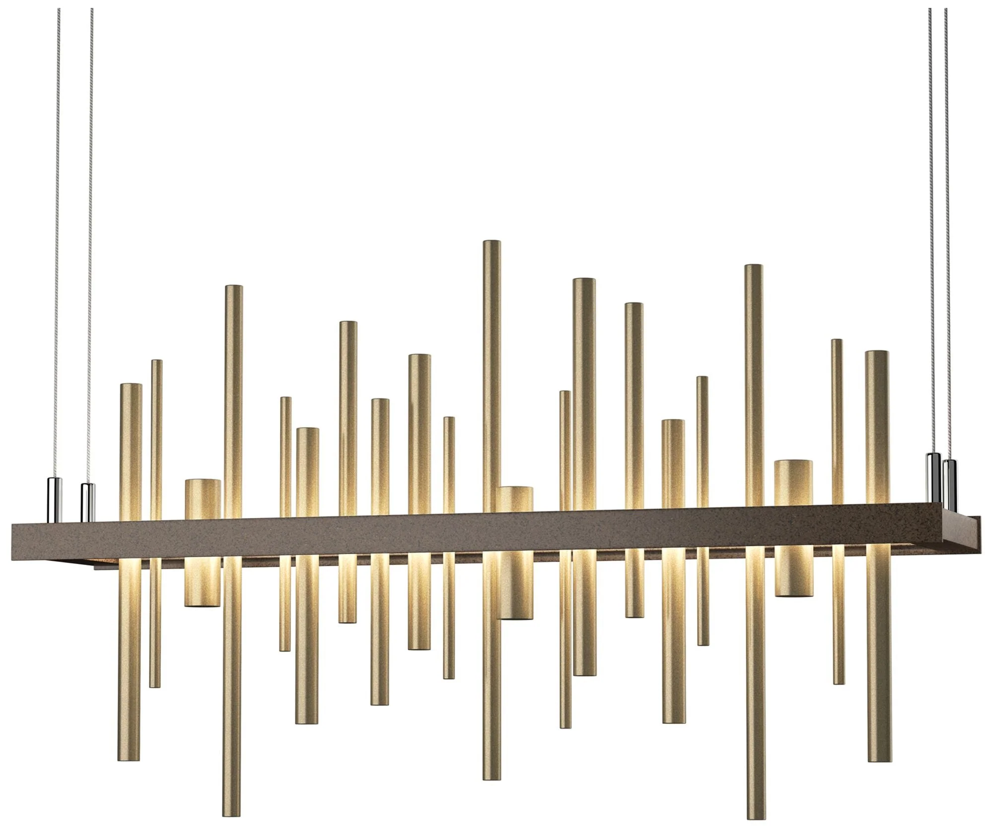 Cityscape LED Pendant - Bronze - Gold - Image 1