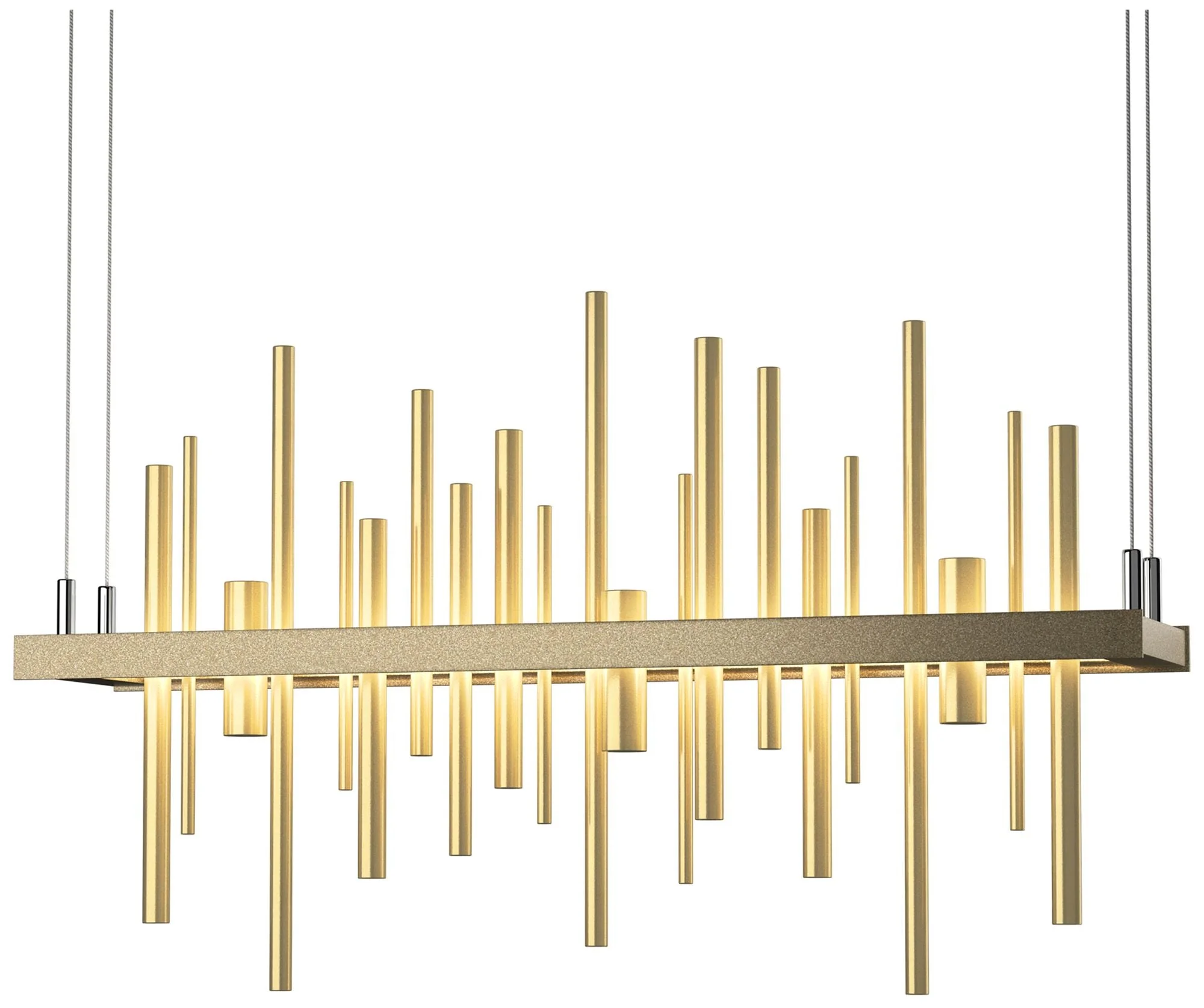Cityscape LED Pendant - Gold - Modern Brass - Image 1