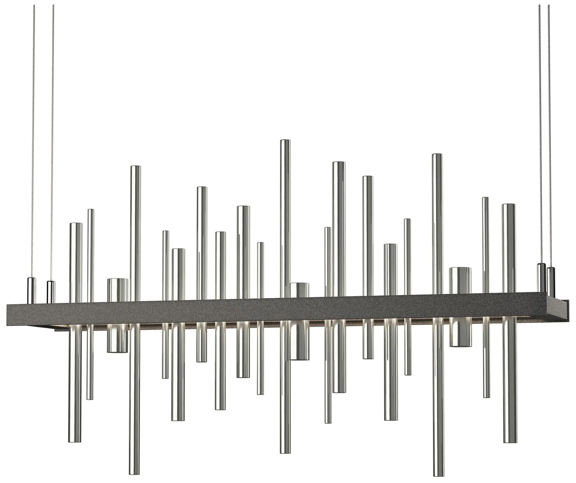 Cityscape LED Pendant - Iron - Sterling - Image 1