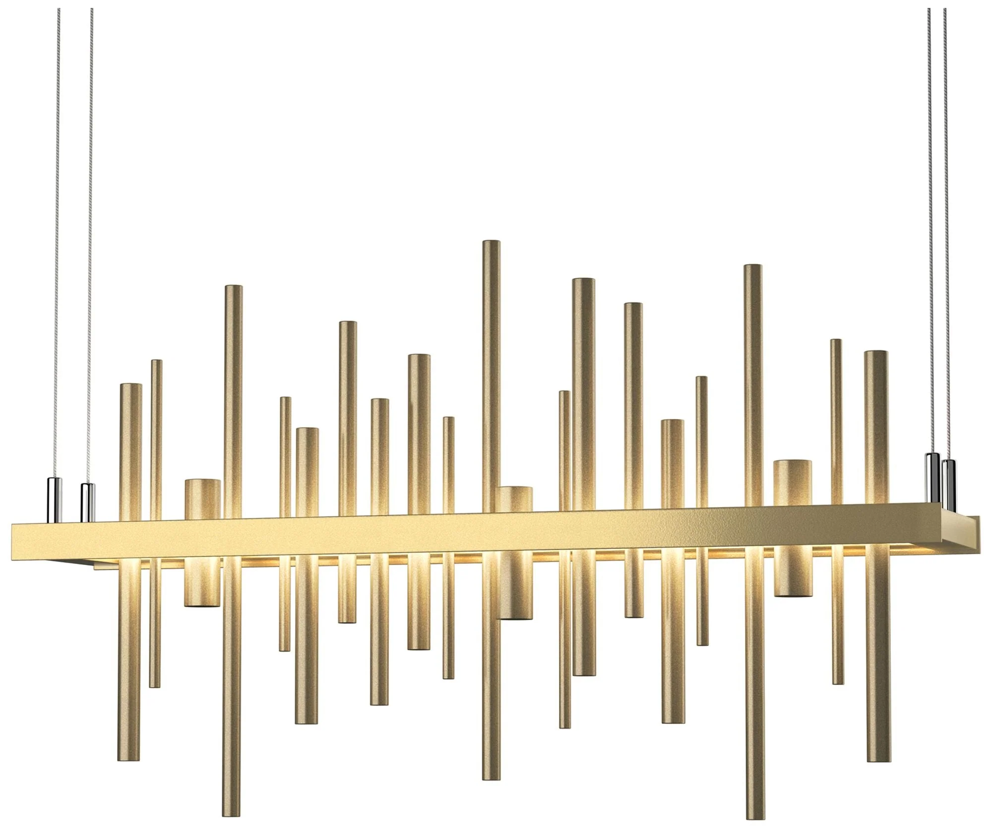 Cityscape LED Pendant - Modern Brass - Gold - Image 1