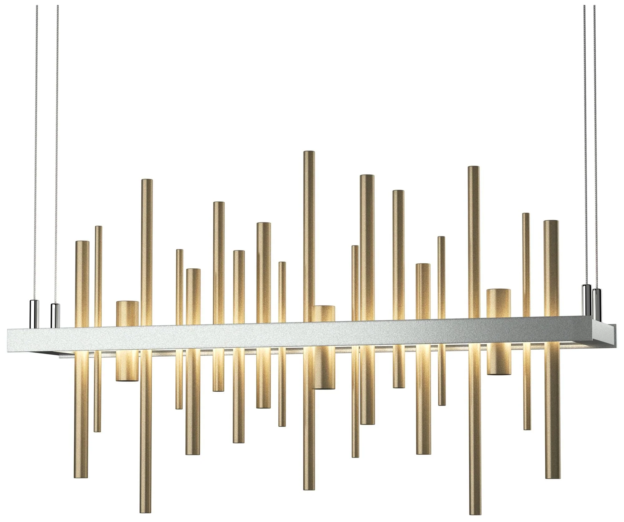 Cityscape LED Pendant - Platinum - Gold - Image 1