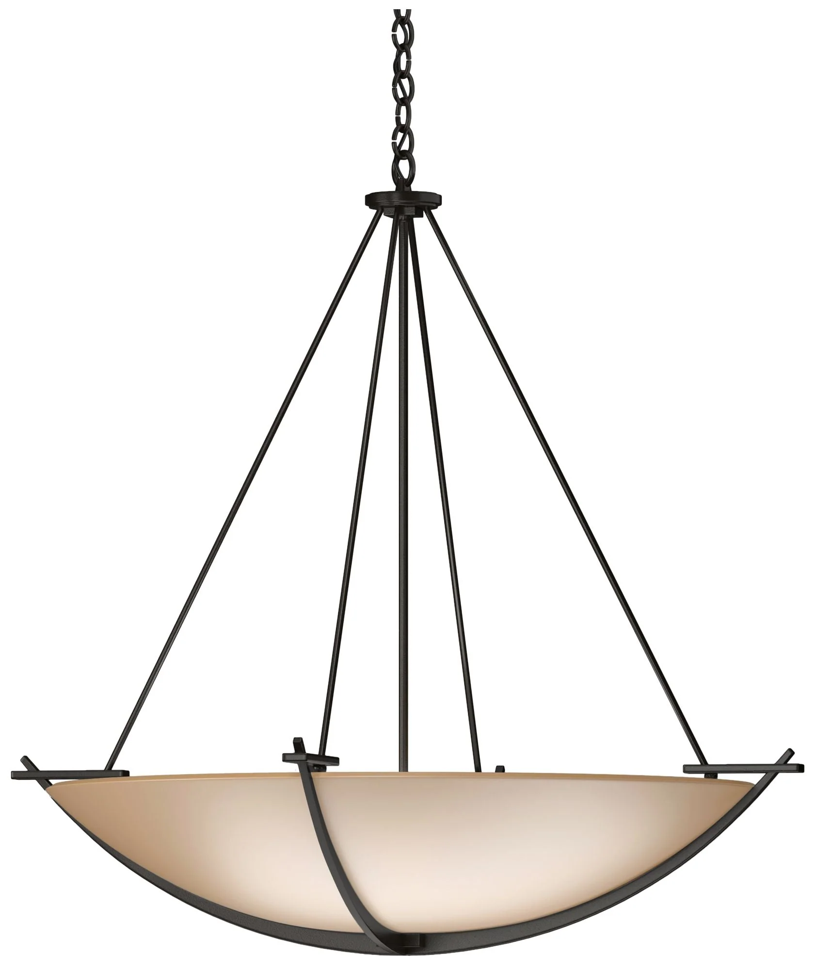 Compass 34.2"W Large Scale Oil Rubbed Bronze Pendant With Sand Glass S - Image 1
