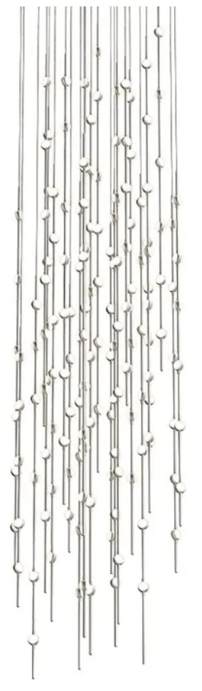 Constellation Andromeda 25" Round LED Pendant - Satin Nickel - White L - Image 1