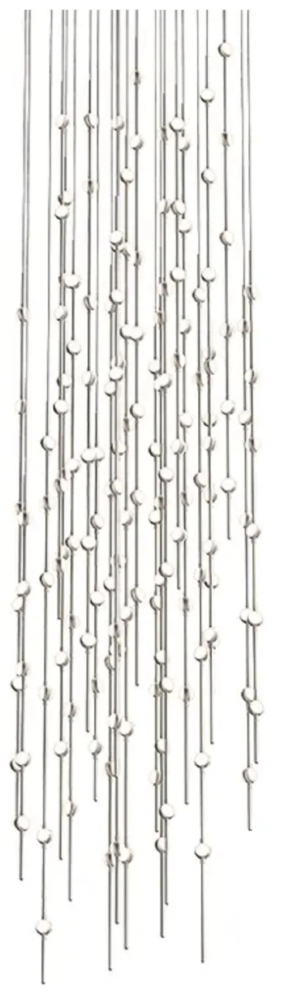 Constellation Andromeda 25"W Nickel 2700K White Lens Round LED Pendant - Image 1