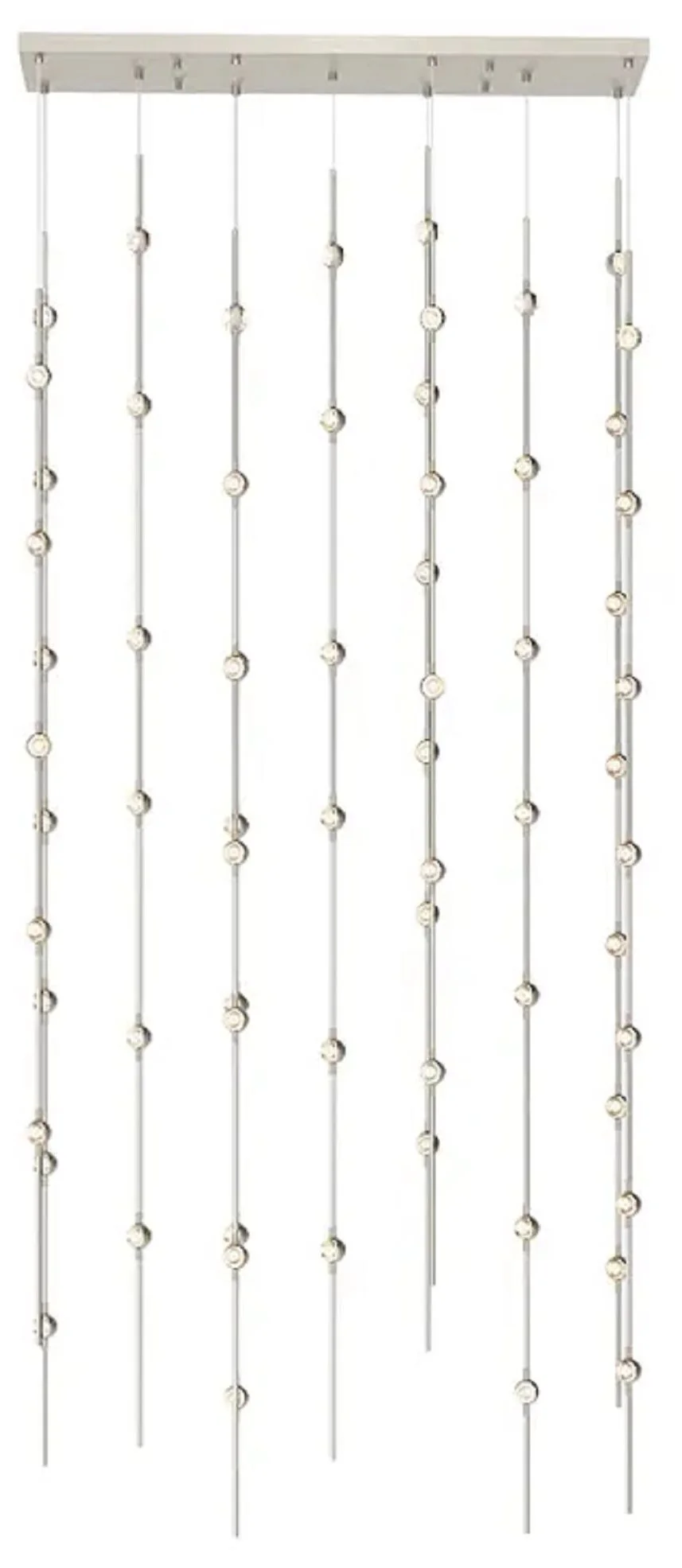 Constellation Andromeda 36"W Nickel 2700K Clear Lens Rectangle LED Pen - Image 1