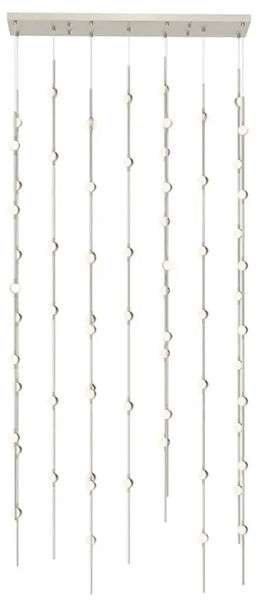 Constellation Andromeda 36"W Nickel 2700K White Lens Rectangle LED Pen - Image 1