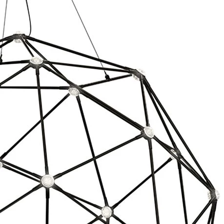Constellation? 45"W Nickel 40-Light LED Pendant Light - Image 2