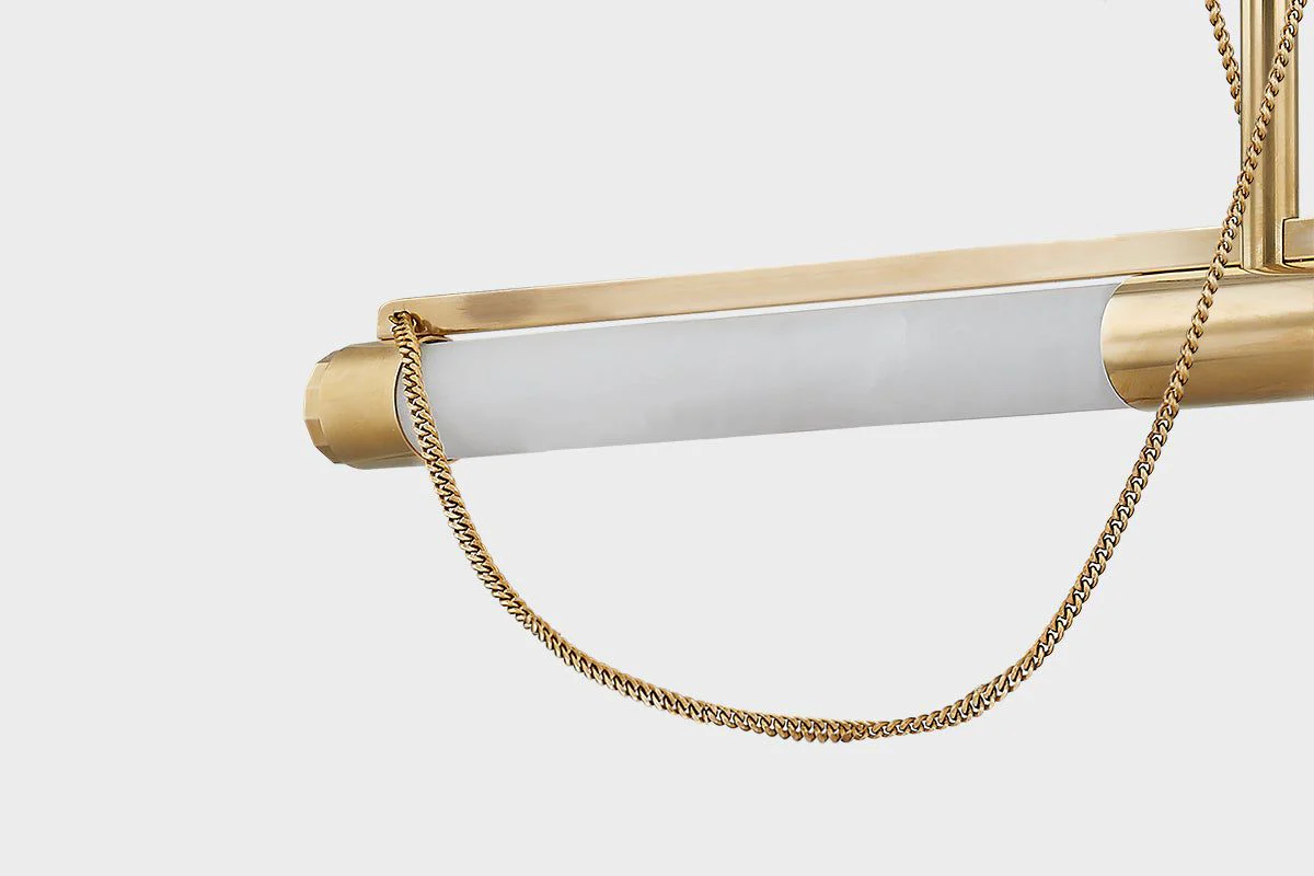 Corbett Lighting Lariat 7.75" 2 Lt. Vintage Brass Linear - Image 2