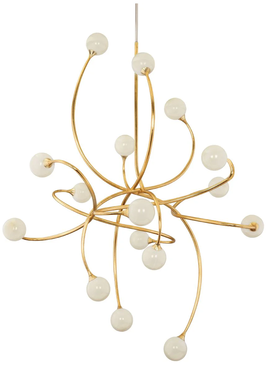 Corbett Lighting Signature 61 Inch Chandelier HAND-CRAFTED IRON - Image 1