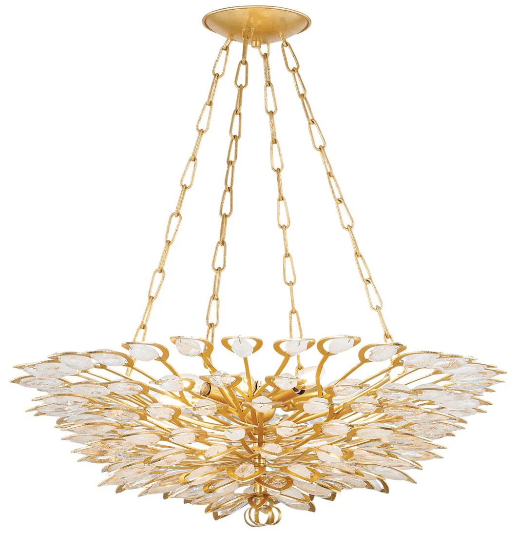 Corbett-Standard Vittoria 32 in. Gold Leaf Chandelier - Image 1