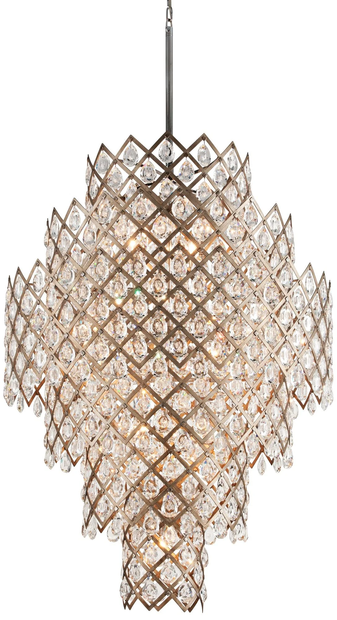 Corbett Tiara 44 3/4" Wide Vienna Bronze Pendant Light - Image 2