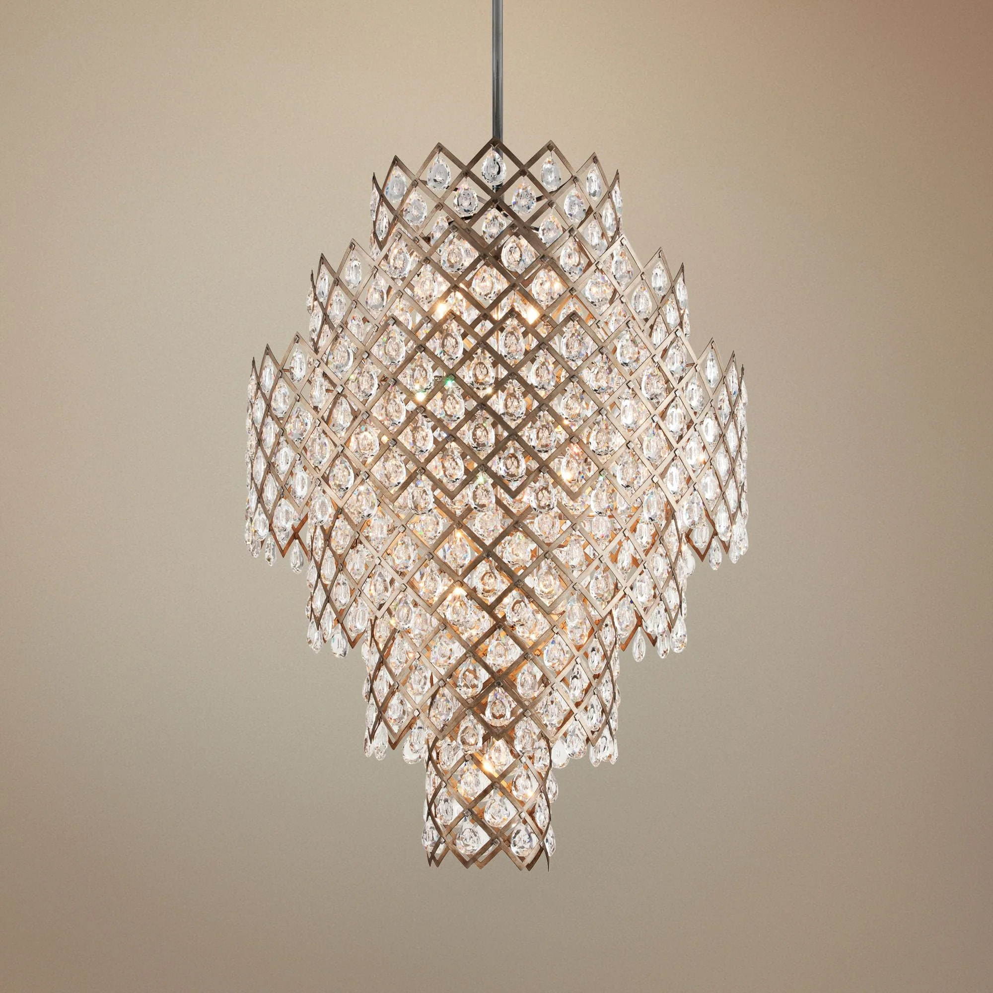 Corbett Tiara 44 3/4" Wide Vienna Bronze Pendant Light - Image 1