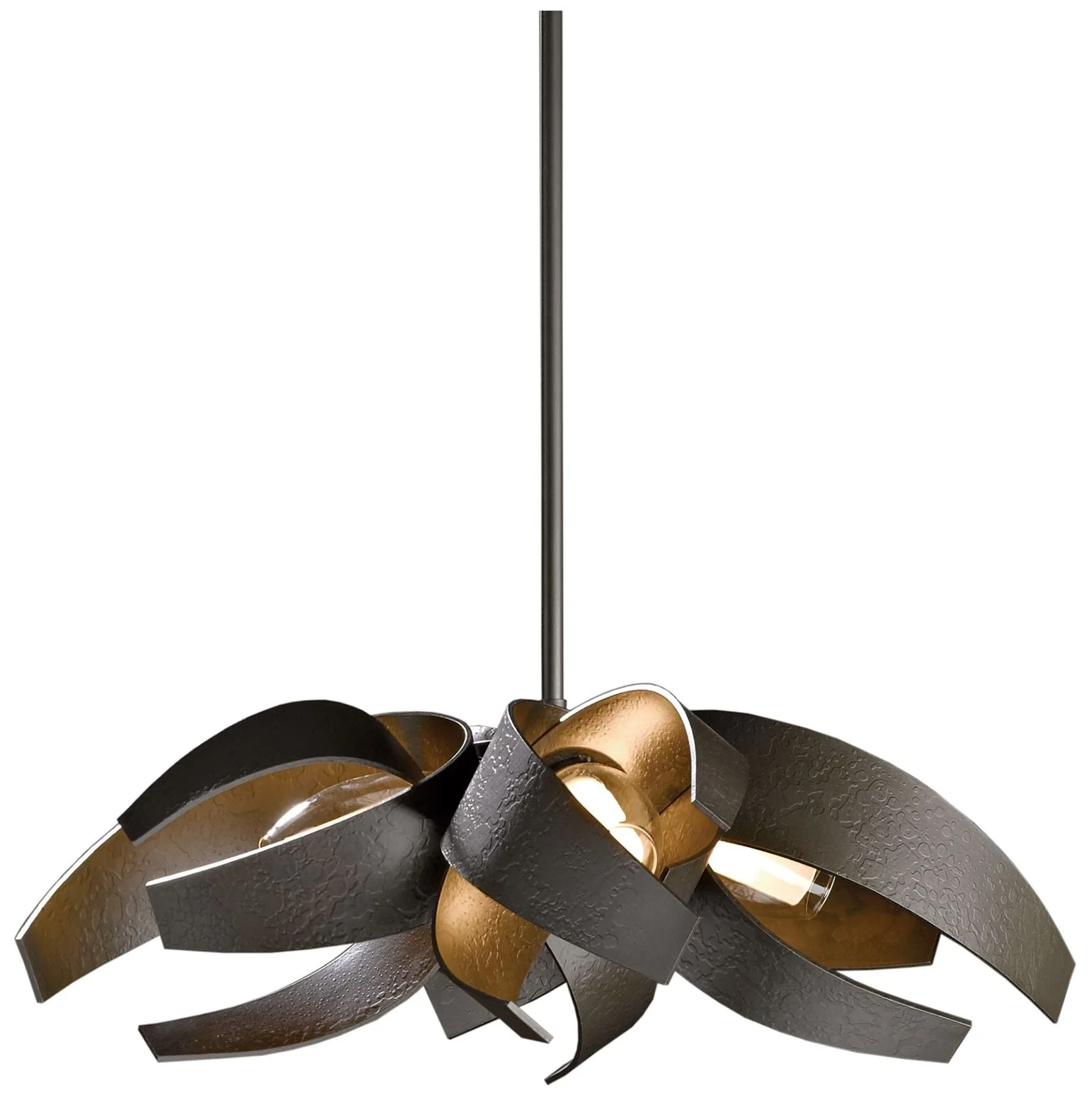 Corona 18.25" Wide Small Dark Smoke Pendant With Frosted Diffuser Shad - Image 1