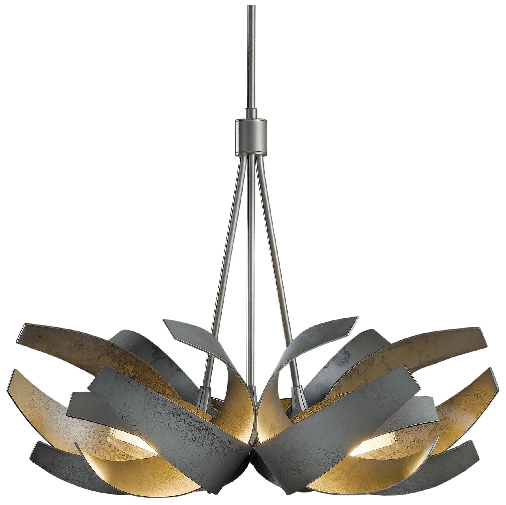 Corona 26.9" Wide Dark Smoke Pendant With Frosted Diffuser Shade - Image 1