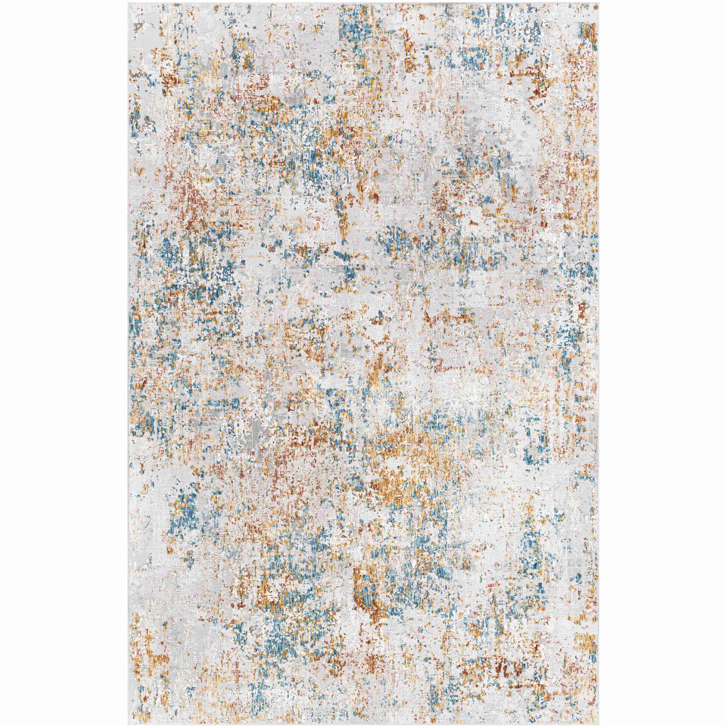 Surya Rugs Carmel Collection Taupe, Blue, Mustard, Dark Blue, Off White, Light Gray & Brown Area Rug CRL-2316 - Image 3