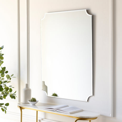 Surya Wall Decor & Mirrors Crystalline Modern Wall Mirror CYA-102 Multiple Sizes Available - Image 1