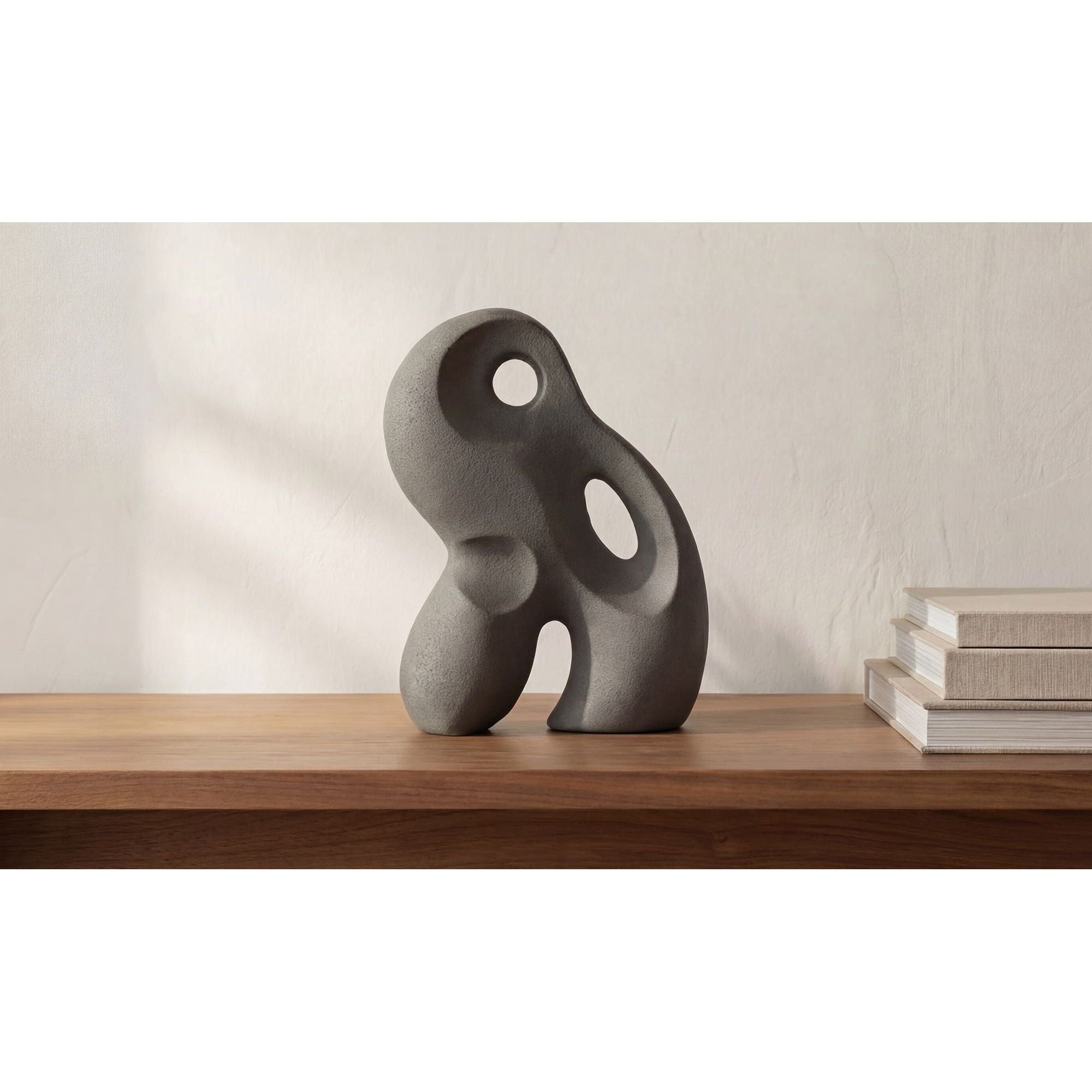 Moe's Home Dara Ecomix Sculpture Charcoal - Image 2