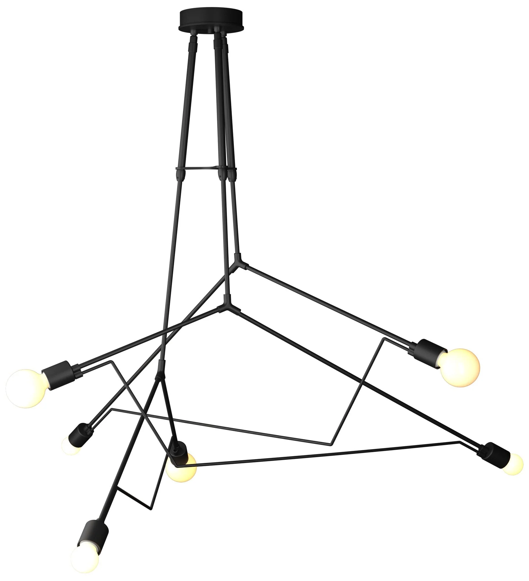 Divergence Outdoor Pendant - Black Finish - Standard - Image 1