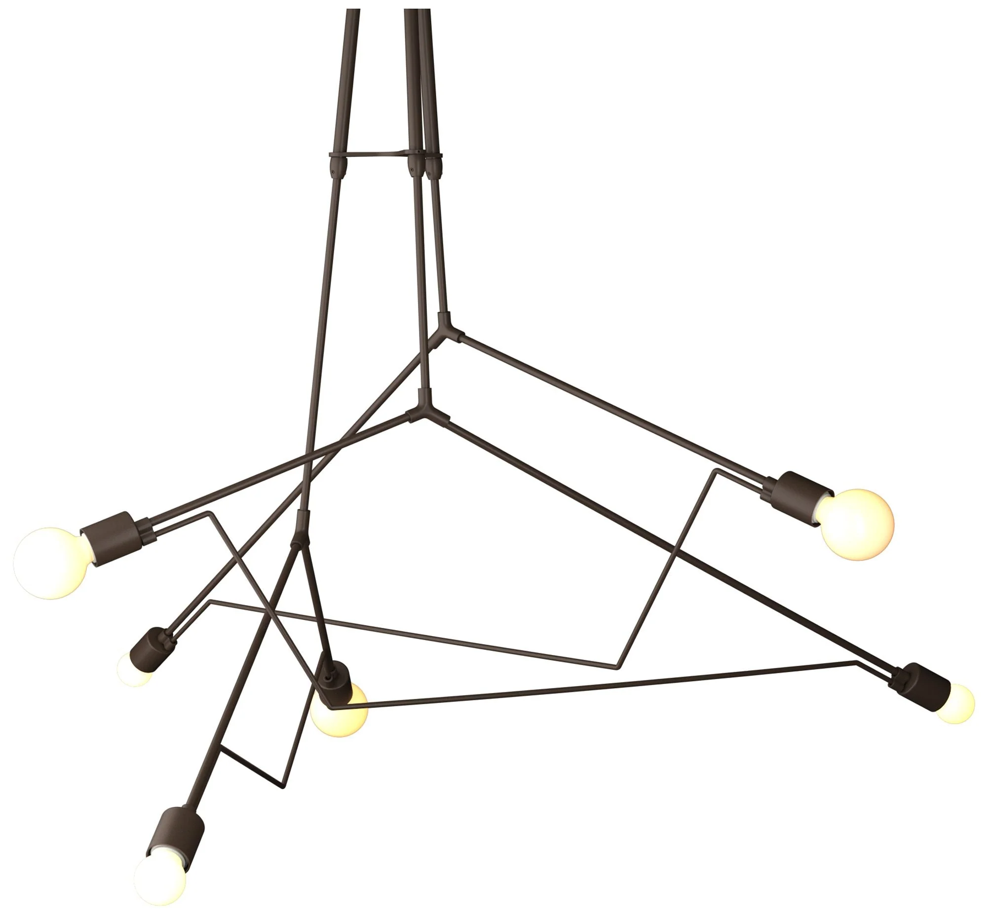 Divergence Outdoor Pendant - Bronze Finish - Long - Image 1