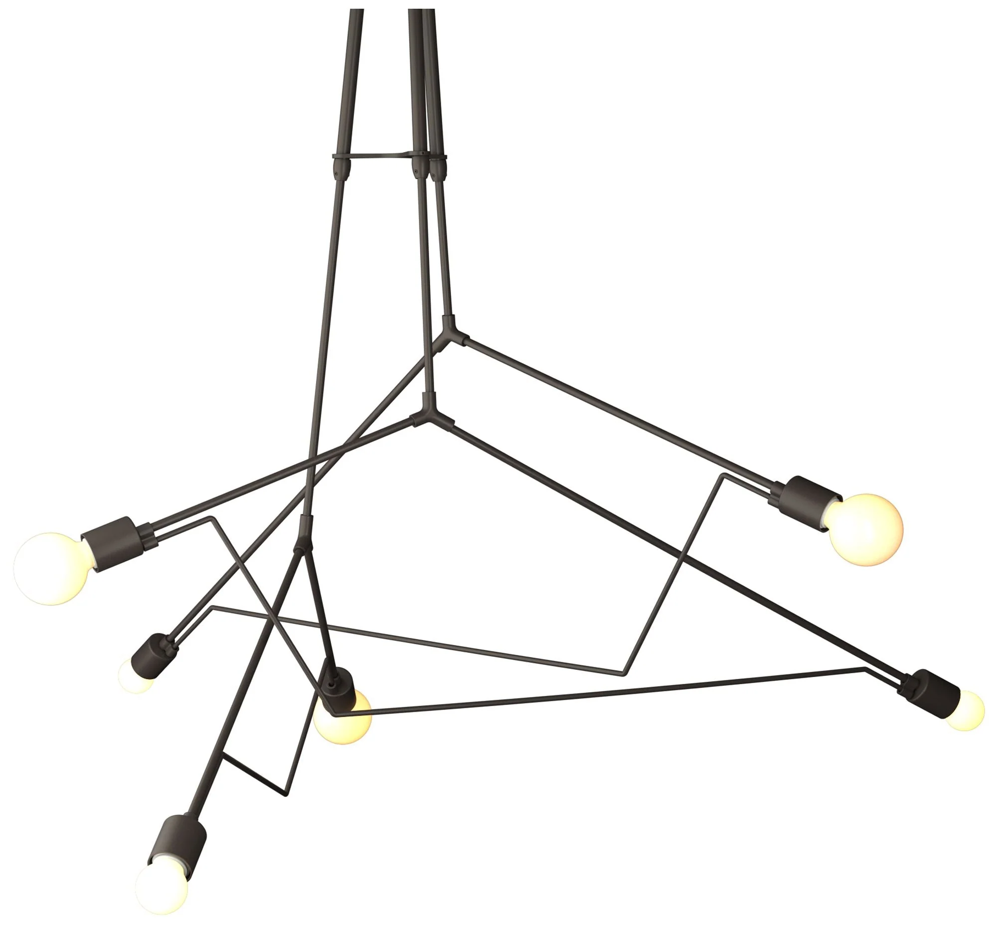 Divergence Outdoor Pendant - Dark Smoke Finish - Long - Image 1
