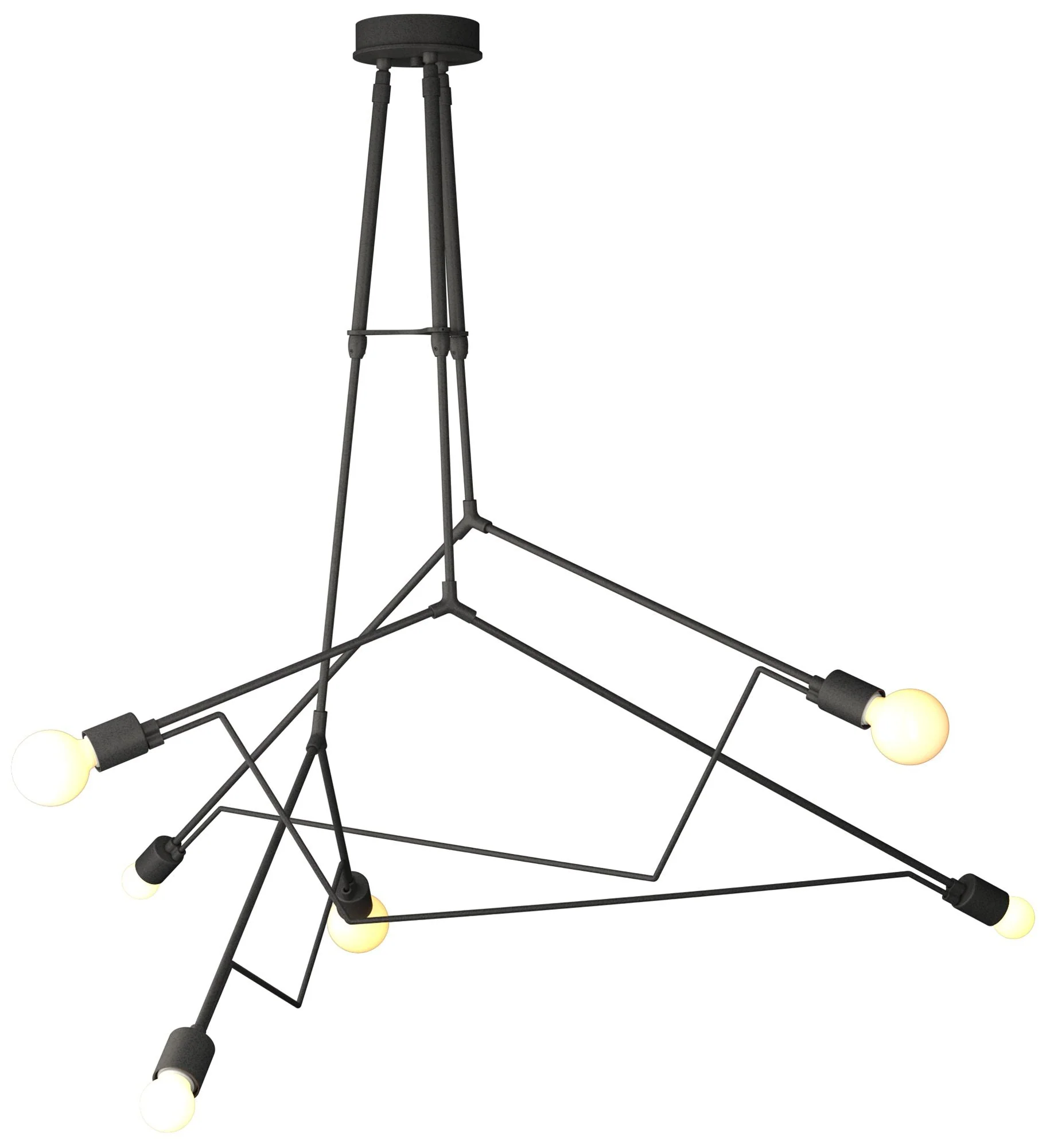 Divergence Outdoor Pendant - Natural Iron Finish - Standard - Image 1