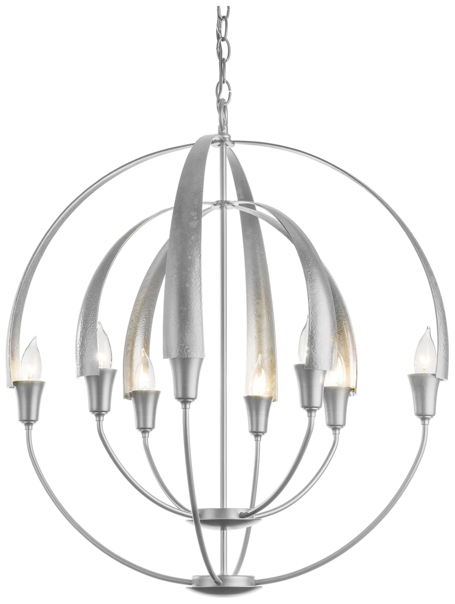 Double Cirque Chandelier - Vintage Platinum Finish - Image 1