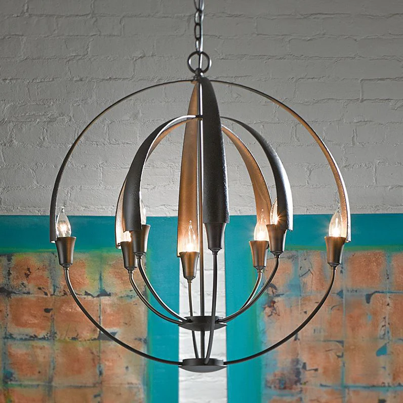 Double Cirque Dark Smoke Chandelier With - Image 2