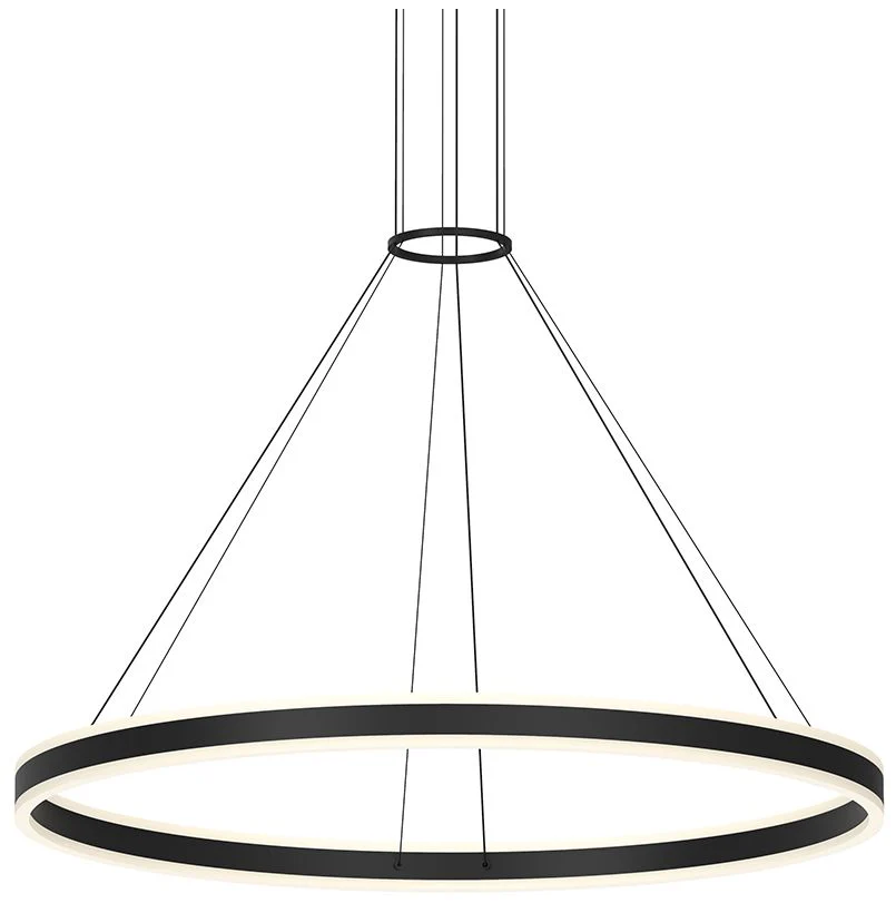 Double Corona 48" LED Ring Pendant - Image 1