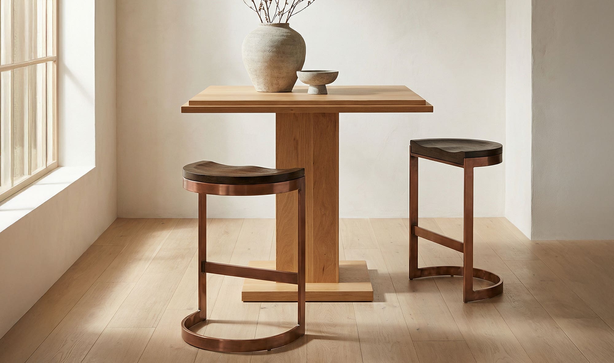 Moe's Home Bancroft Counter Stool Grey - Image 2