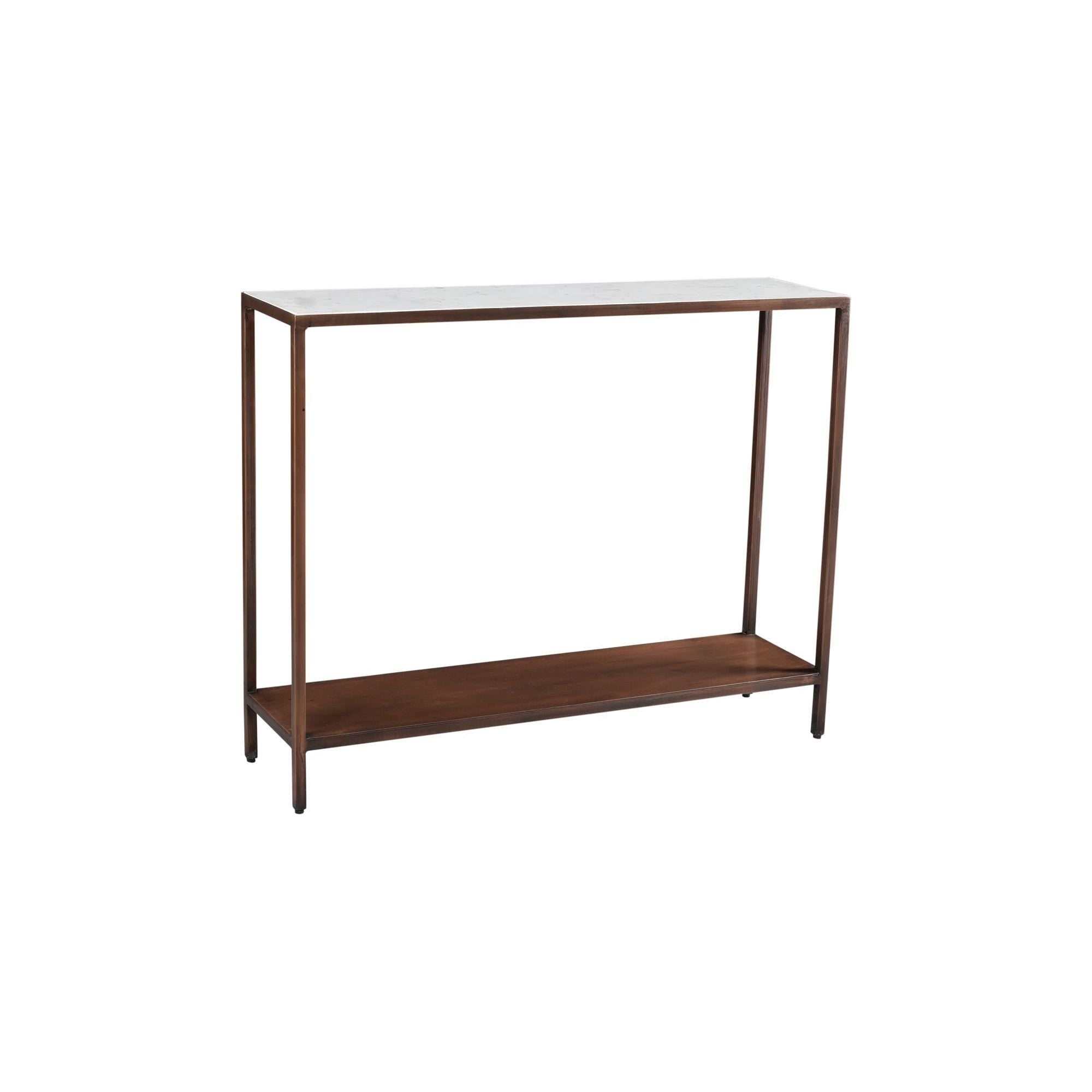 Moe’s Home Collection Bottego Antique Copper Console Table - Image 2