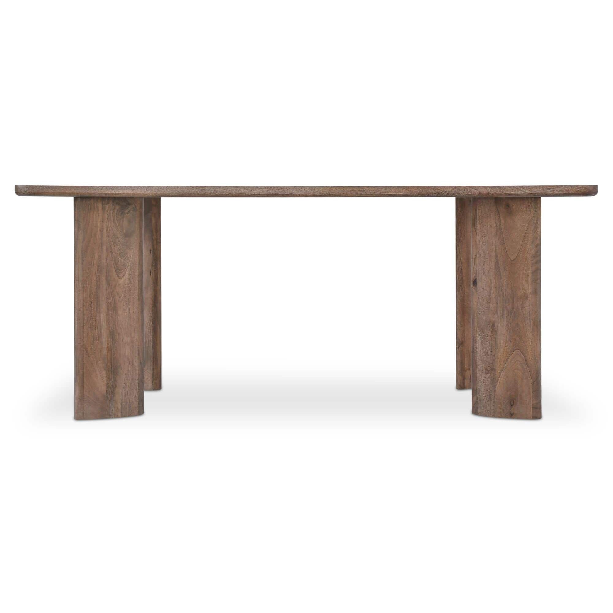 Moe's Home Lia Dining Table Dark Brown - Image 3