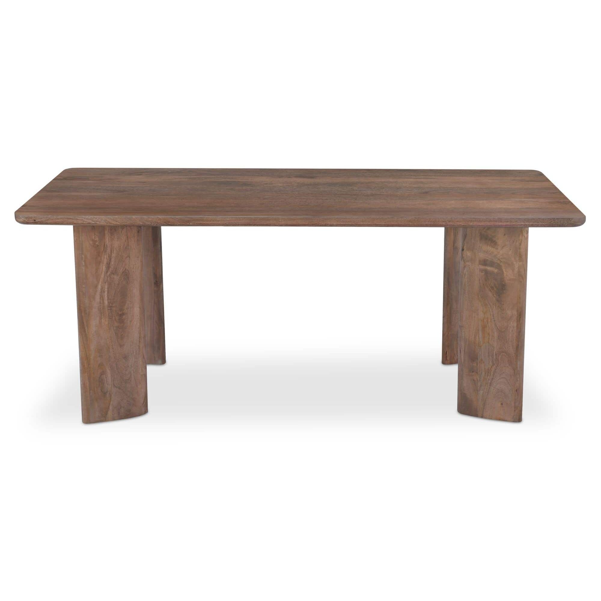 Moe's Home Lia Dining Table Dark Brown - Image 1