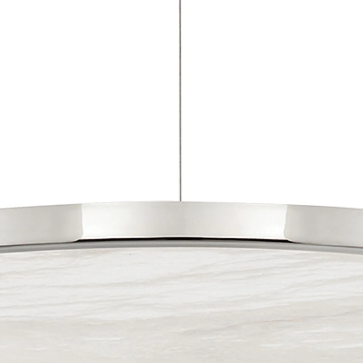 Eastport 36" Wide Polished Nickel LED Pendant Light - Image 3