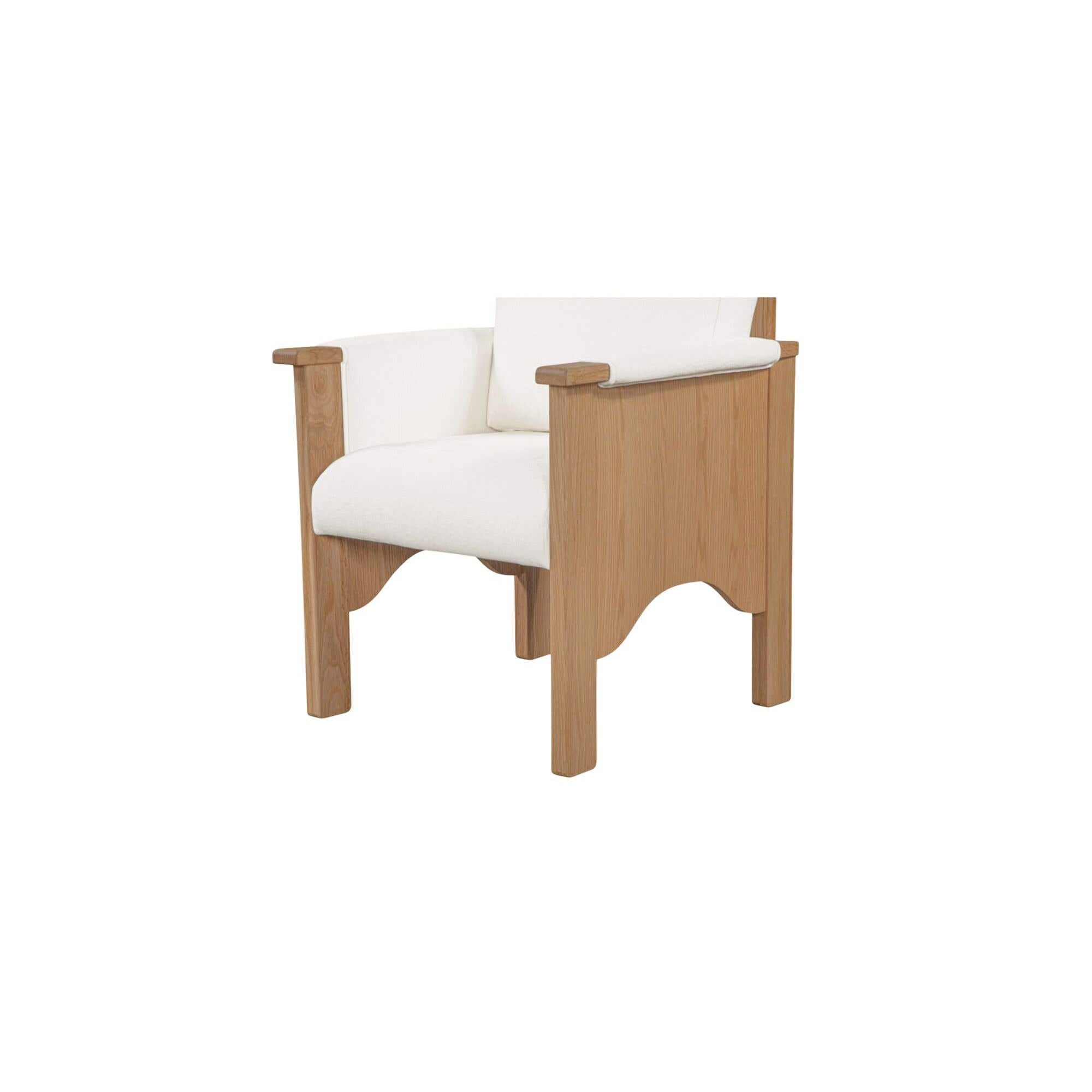 Moe's Home Bauer Dining Chair Cream - Image 3