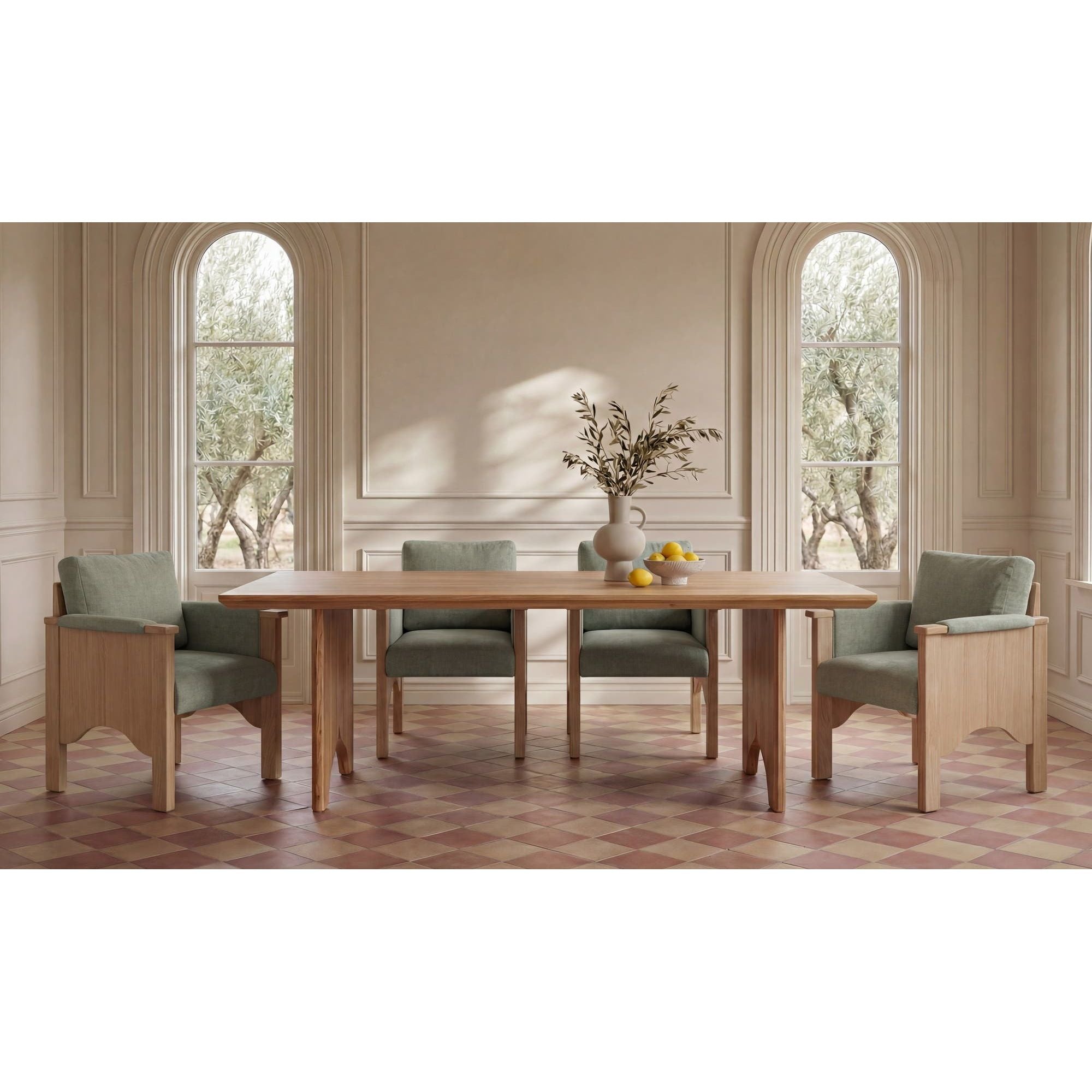 Moe's Home Bauer Dining Chair Sage - Image 2