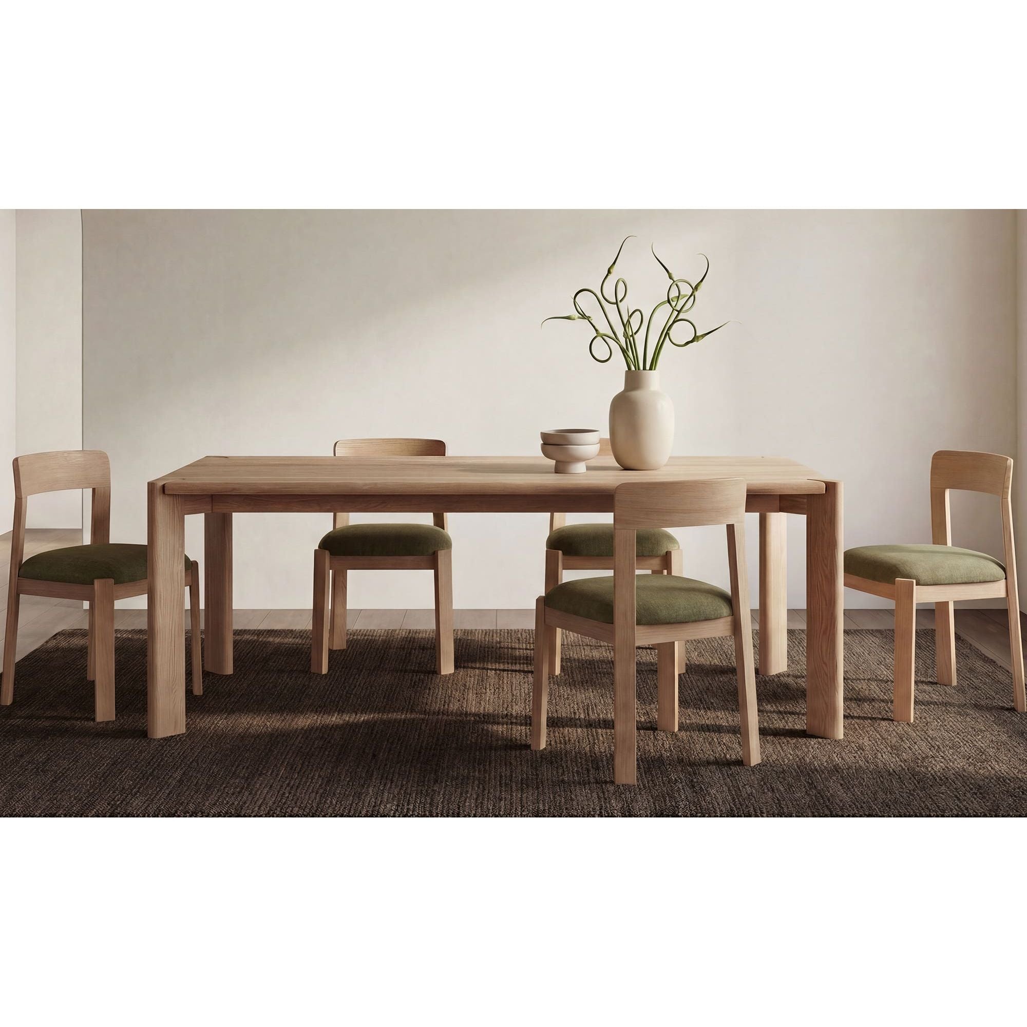 Moe's Home Oli Dining Chair Dark Green-Set of Two - Image 2