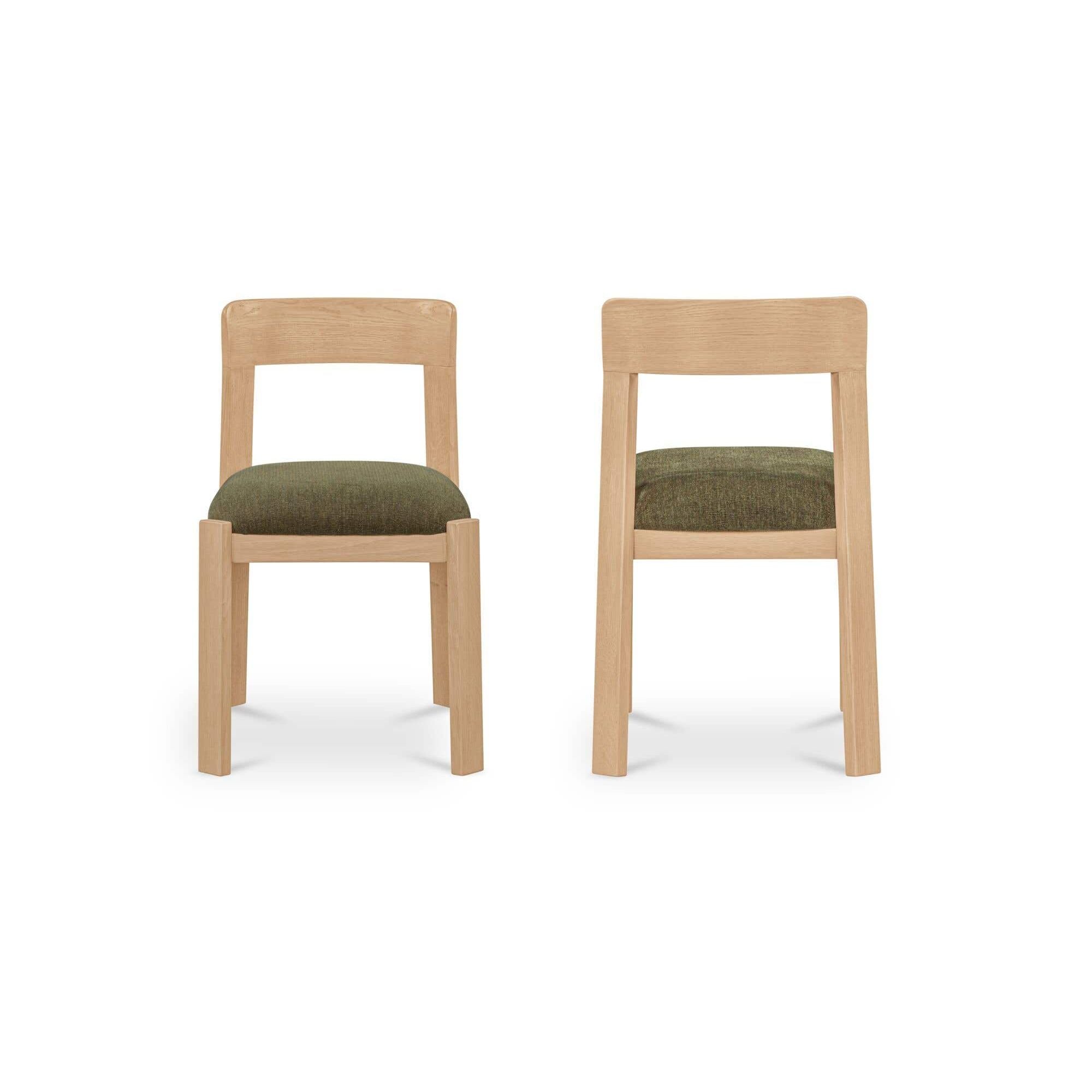 Moe's Home Oli Dining Chair Dark Green-Set of Two - Image 3