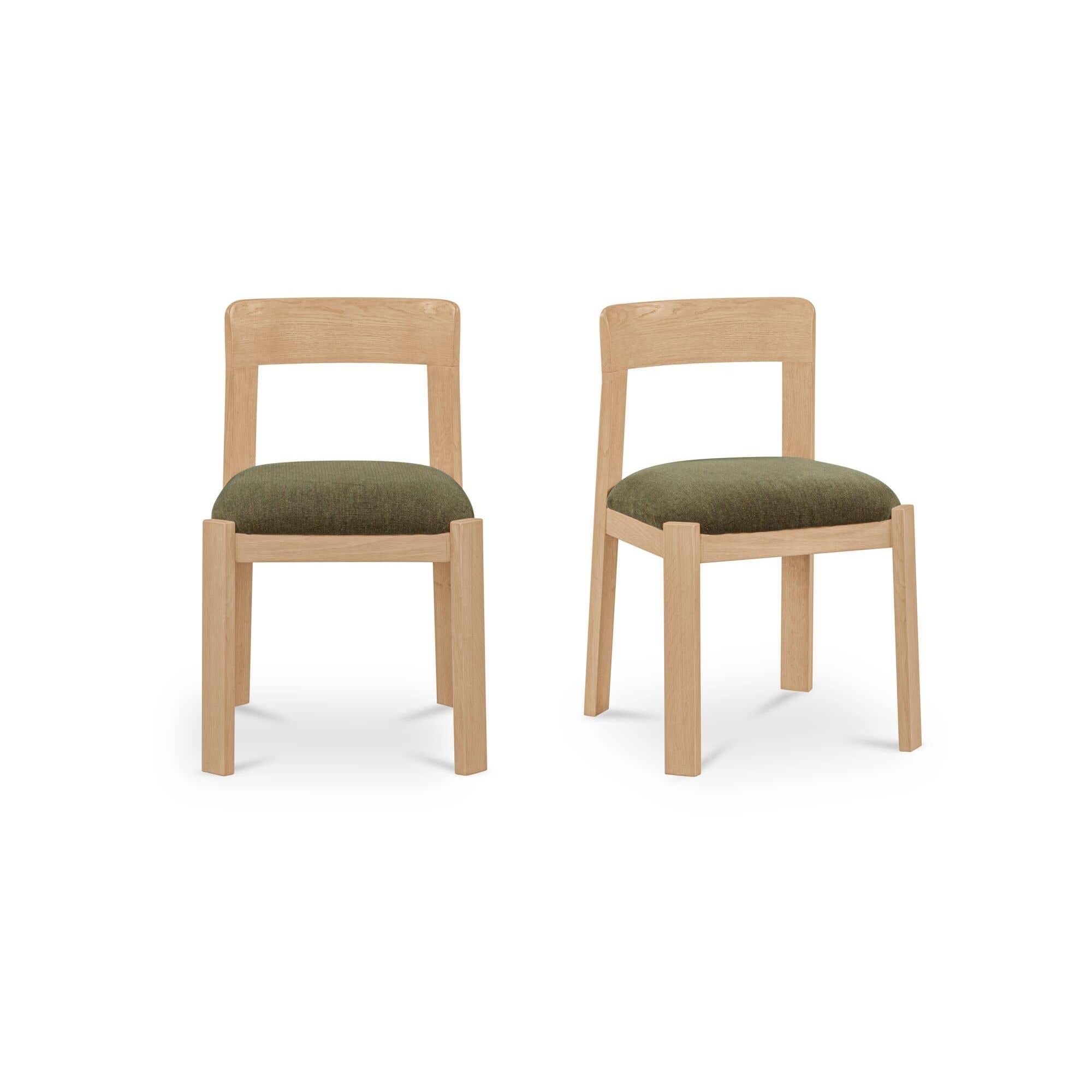 Moe's Home Oli Dining Chair Dark Green-Set of Two - Image 1