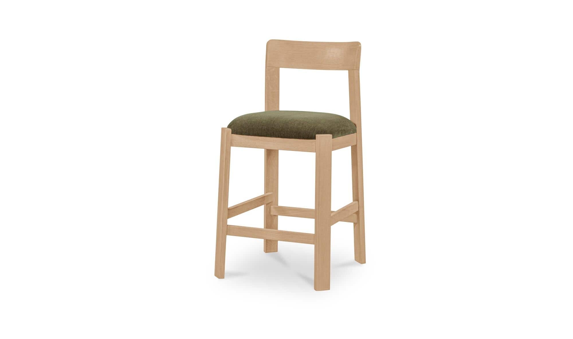 Moe's Home Oli Counter Stool Dark Green - Image 3