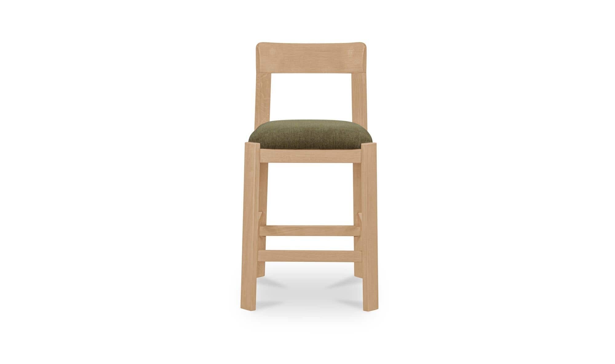 Moe's Home Oli Counter Stool Dark Green - Image 1