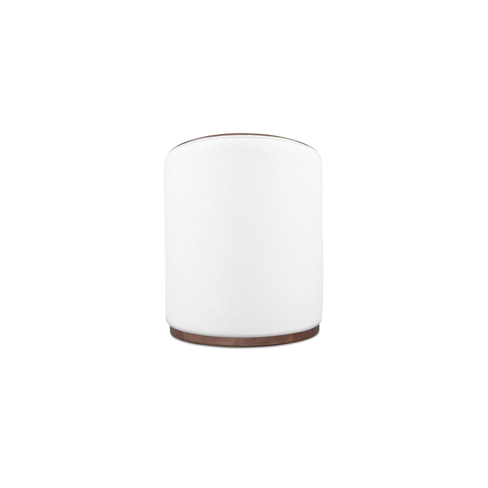 Moe's Home Rossi Swivel Dining Chair Cream - Image 3