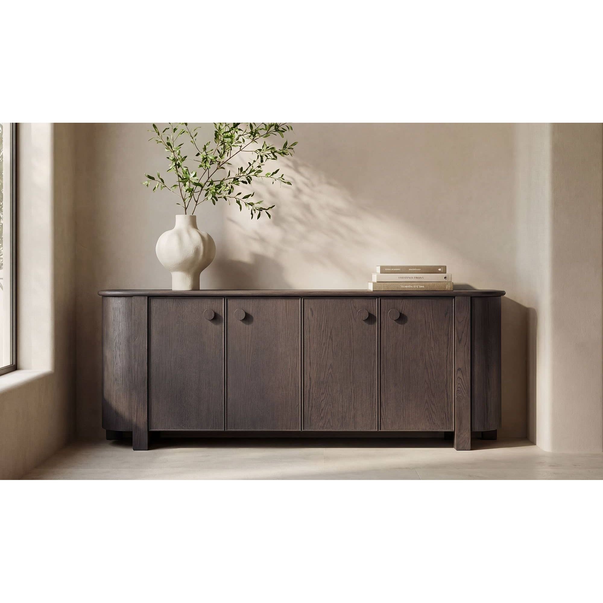 Moe's Home Loren Sideboard Dark Brown - Image 2