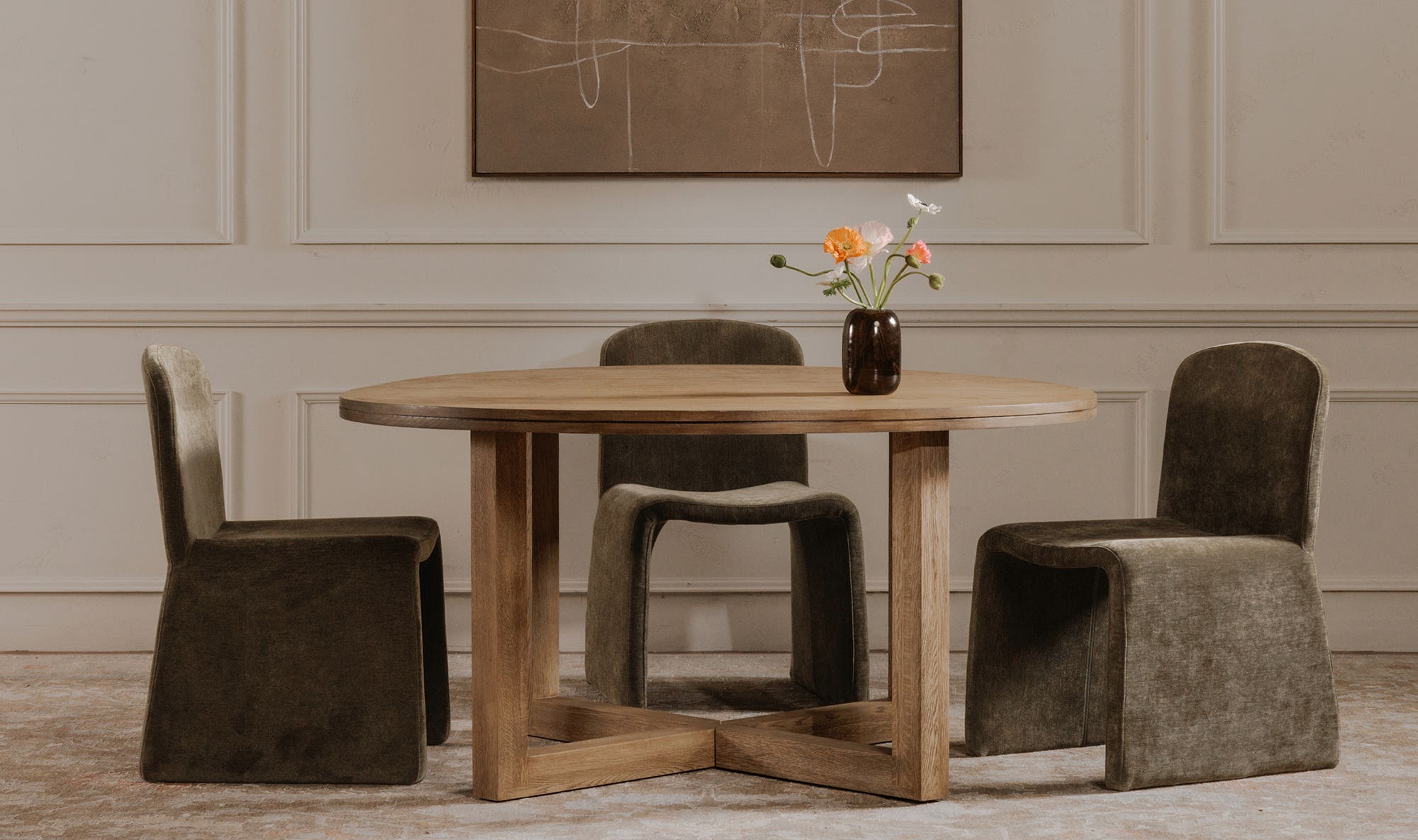Moe's Home Ella Dining Chair Cedar Green - Image 2