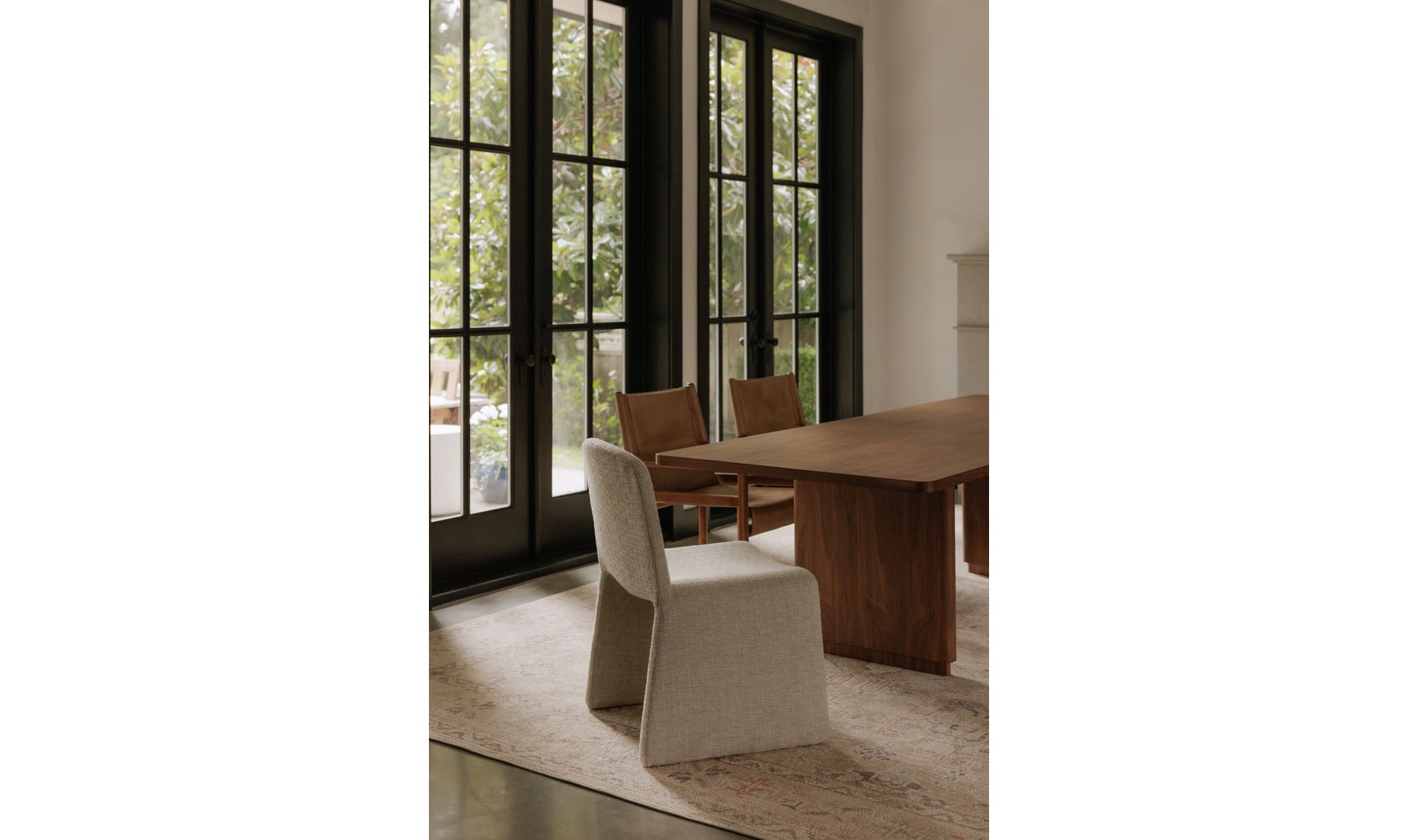 Moe's Home Ella Dining Chair Heather Beige - Image 2